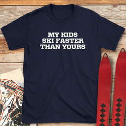 My Kids RIP T Shirt Gift For Skier