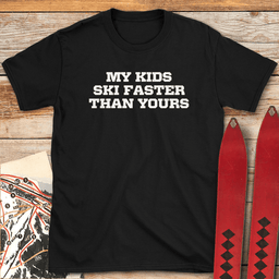 My Kids RIP T Shirt Gift For Skier
