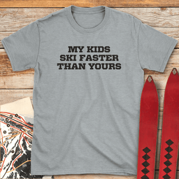 My Kids RIP T Shirt Gift For Skier