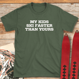 My Kids RIP T Shirt Gift For Skier