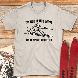Disaster Skier T Shirt Gift For Skier