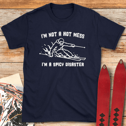 Disaster Skier T Shirt Gift For Skier