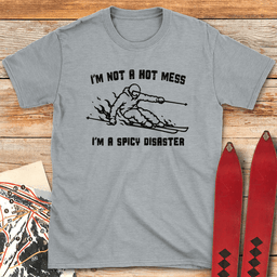Disaster Skier T Shirt Gift For Skier