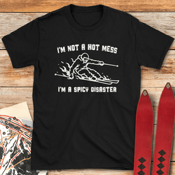 Disaster Skier T Shirt Gift For Skier
