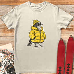 Chill Bird T Shirt Gift For Skier