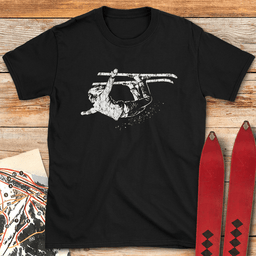 She Flies Ski T Shirt Gift For Skier