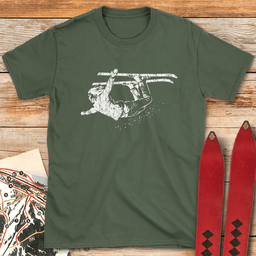 She Flies Ski T Shirt Gift For Skier