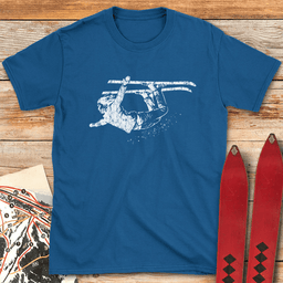 She Flies Ski T Shirt Gift For Skier