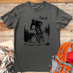 Ride On T Shirt Gift For Skier