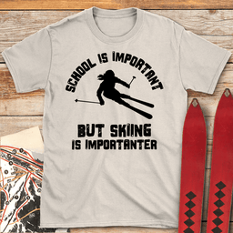 Shreducation T Shirt Gift For Skier