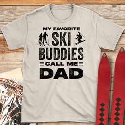Favorite Ski Buddies T Shirt Gift For Skier