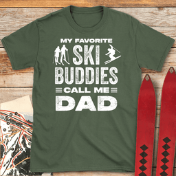 Favorite Ski Buddies T Shirt Gift For Skier