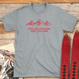 Mountain Call T Shirt Gift For Skier