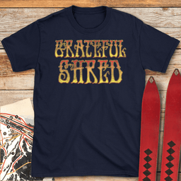 Graceful Shred T Shirt Gift For Skier