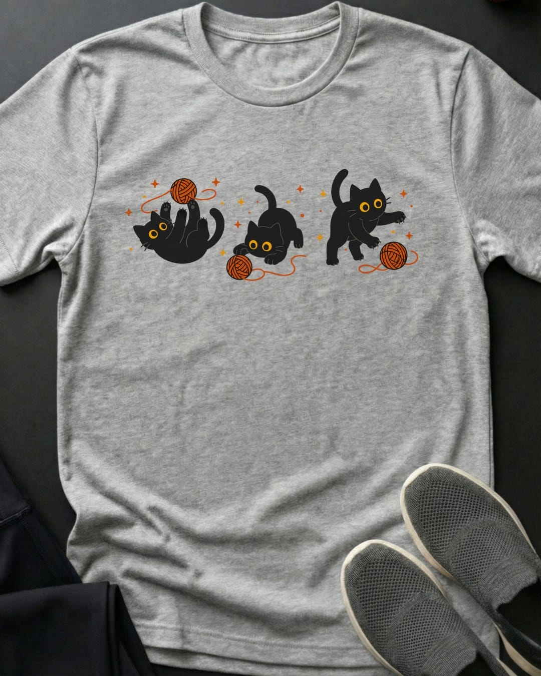 String Zoomies Tee Gift For Cat Lover