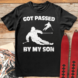 Passed By My Son T Shirt Gift For Skier