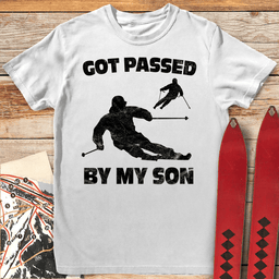 Passed By My Son T Shirt Gift For Skier