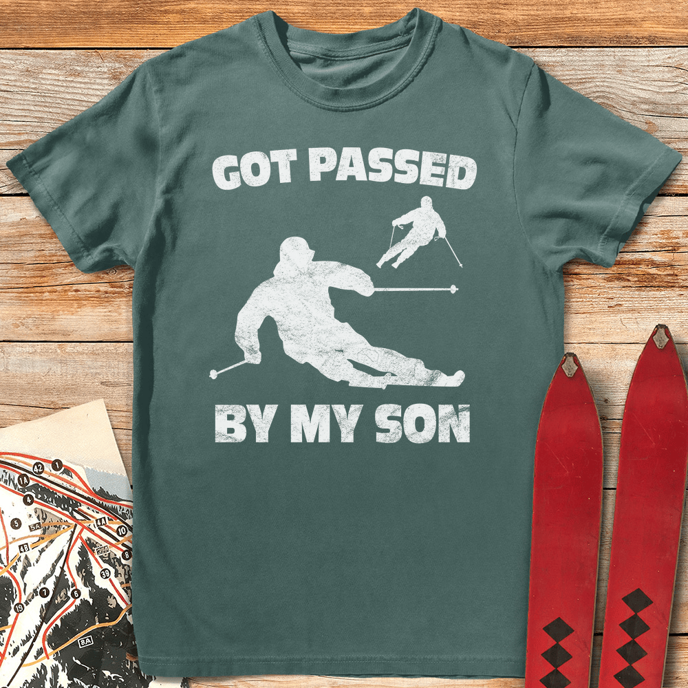 Passed By My Son T Shirt Gift For Skier