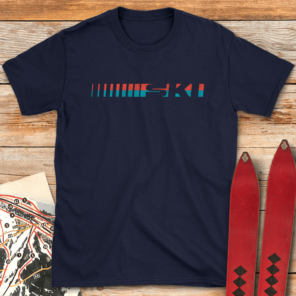 Racer Go Vintage T Shirt Gift For Skier