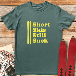Short Skis Suck T Shirt Gift For Skier