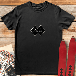 Im In Diamonds T Shirt Gift For Skier