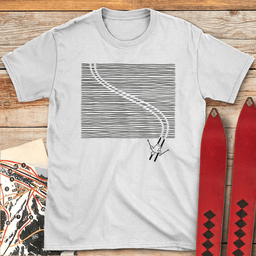 Line Carver T Shirt Gift For Skier