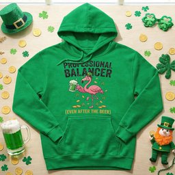 Professional Balancer Even After Beer Flamingo St Patricks Day T Shirt Gift For Flamingo Lover