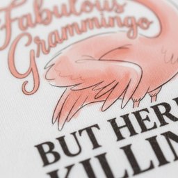 Personalized I Never Dreamed Id Be A Fabulous Grammingo Killing IT T Shirt Gift For Flamingo Lover