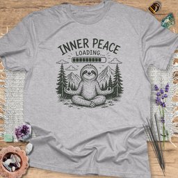 Inner Peace Loading T Shirt Gift For Yoga Lover