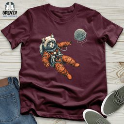 Astronaut Kitty Unisex T Shirt Gift For Cat Lover
