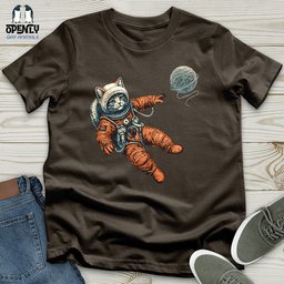 Astronaut Kitty Unisex T Shirt Gift For Cat Lover