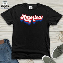 America Heavy Cotton Comfort Colors Tee Gift For Animal Lover