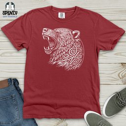 Back Off Bear Heavy Cotton Comfort Colors Tee Gift For Animal Lover