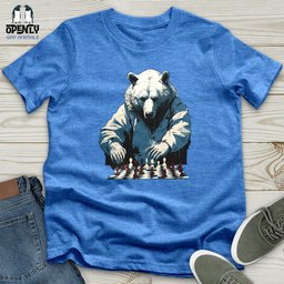 Bear Chess Master Unisex T Shirt Gift For Animal Lover