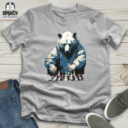 Bear Chess Master Unisex T Shirt Gift For Animal Lover