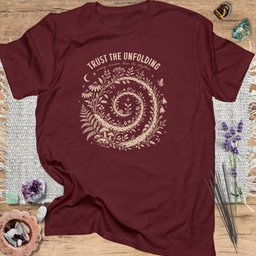 Trust The Unfolding T Shirt Gift For Yoga Lover