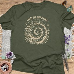 Trust The Unfolding T Shirt Gift For Yoga Lover
