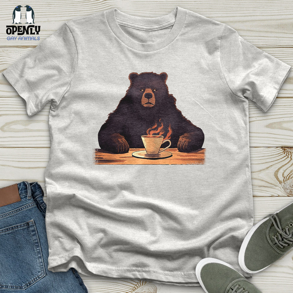 Bear Coffee Cloud Unisex T Shirt Gift For Animal Lover