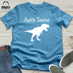 Auntie Saurus Unisex T Shirt Gift For Animal Lover