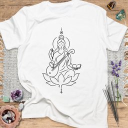 Saraswati T Shirt Gift For Yoga Lover