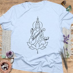 Saraswati T Shirt Gift For Yoga Lover