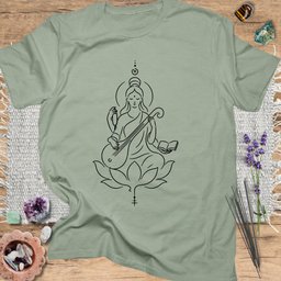 Saraswati T Shirt Gift For Yoga Lover