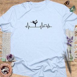 Yoga Heartbeat T Shirt Gift For Yoga Lover