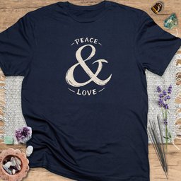 Peace And Love T Shirt Gift For Yoga Lover