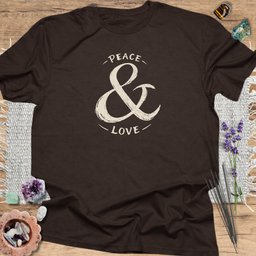 Peace And Love T Shirt Gift For Yoga Lover