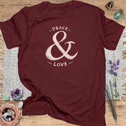 Peace And Love T Shirt Gift For Yoga Lover