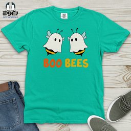 Boo Bees 2 Heavy Cotton Comfort Colors Tee Gift For Animal Lover