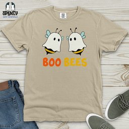 Boo Bees 2 Heavy Cotton Comfort Colors Tee Gift For Animal Lover