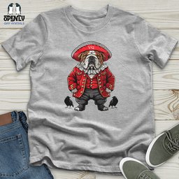 Bulldog Admiral Unisex T Shirt Gift For Dog Lover
