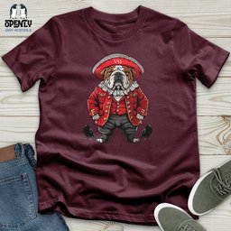Bulldog Admiral Unisex T Shirt Gift For Dog Lover